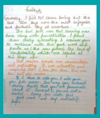 pinnacalents STUDENTS FEEDBACK
